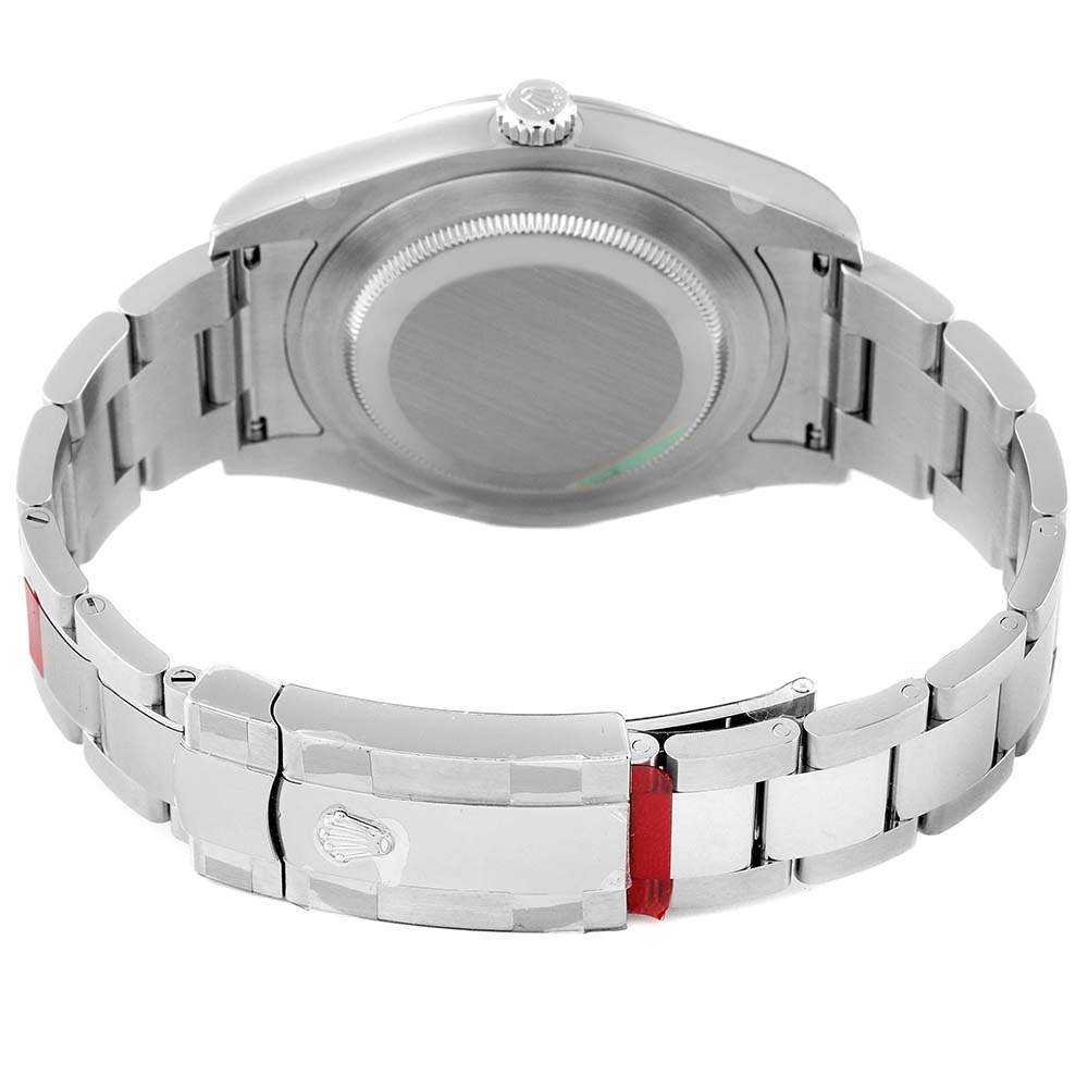 ロレックススーパーコピー デイトジャスト II 41mm スチール ホワイト ゴールド ブルー数字 116334 - 商品画像 7
