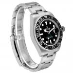ロレックス コピー GMT マスター II ブラック ダイヤル グリーン ハンド スチール 116710LN - 商品画像 9