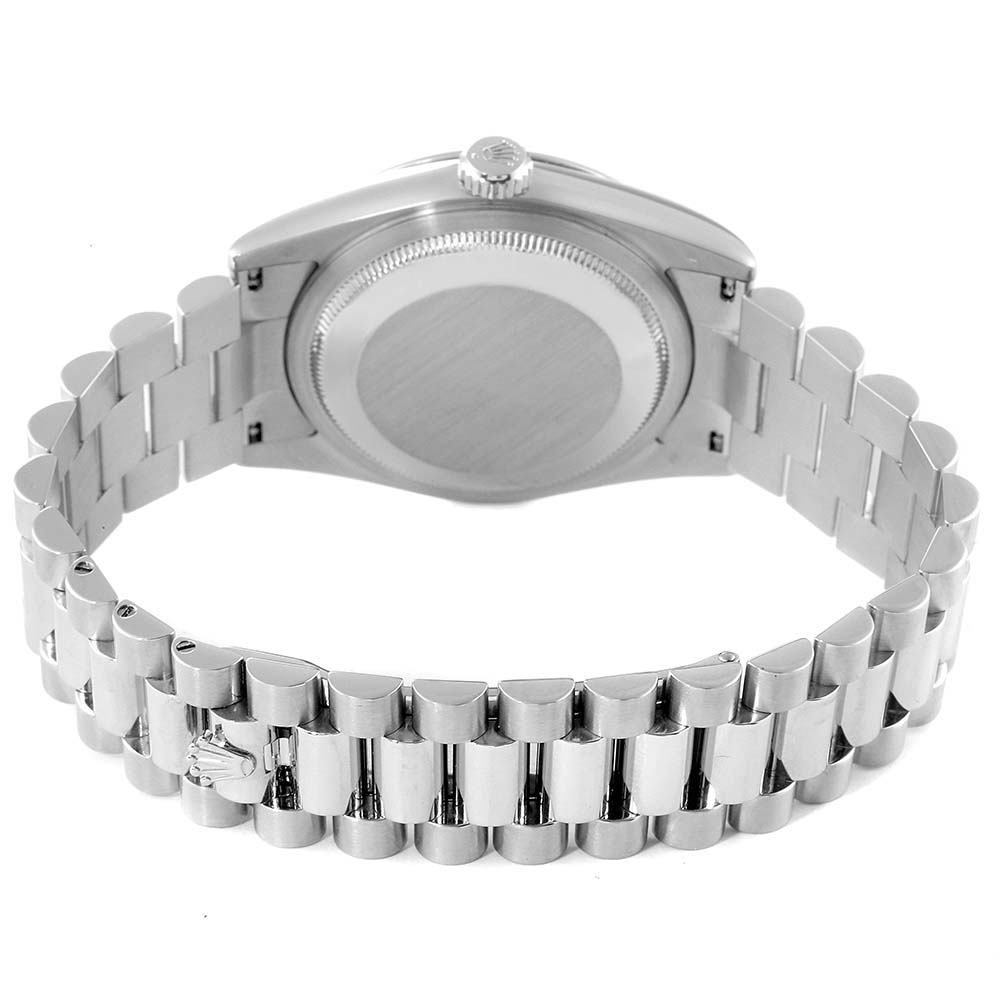 ロレックススーパーコピー プレジデント デイデイト プラチナ シルバー ダイヤモンド ダイヤル 118206 - 商品画像 7