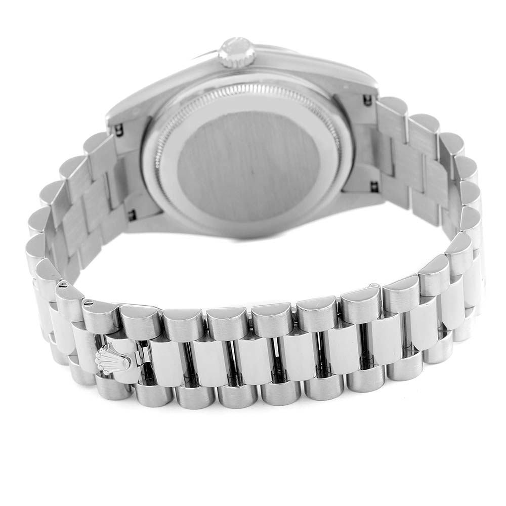 ロレックススーパーコピー デイデイト 36mm プレジデント ホワイトゴールド シルバー ダイヤル 118239 - 商品画像 7