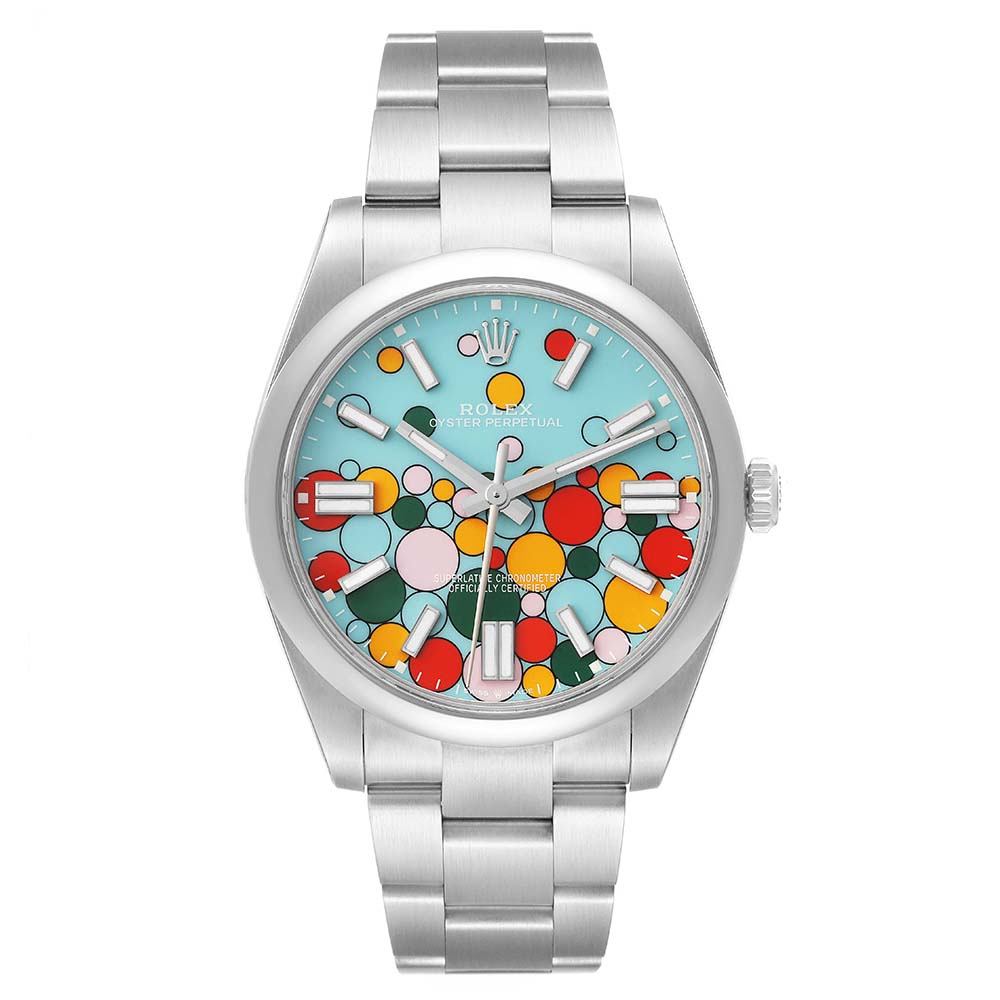 ロレックス コピー オイスター・パーペチュアル41 セレブレーションモチーフ 124300 - 商品画像 8
