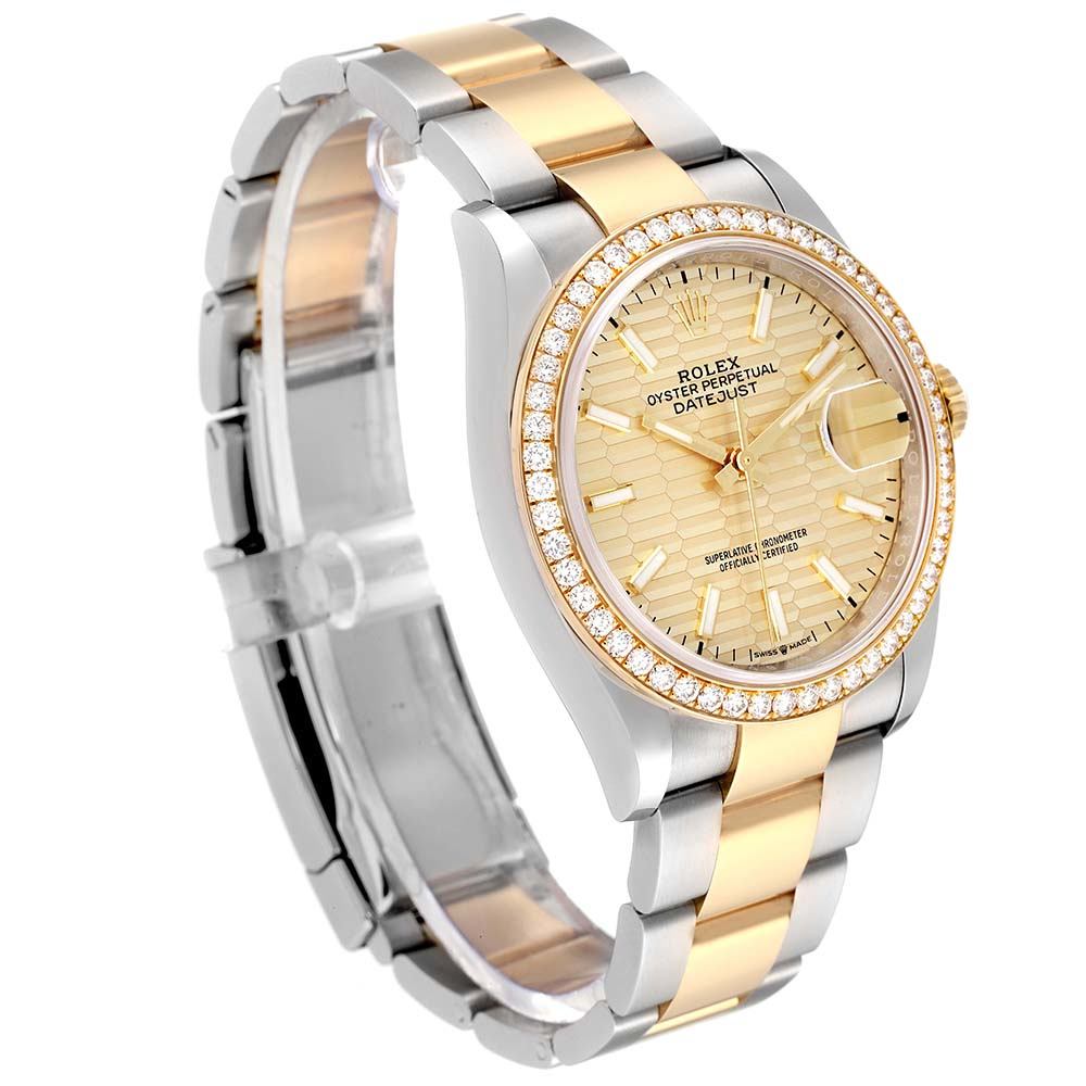 ロレックス デイトジャスト36 ゴールデンフルーテッドモチーフ 126283RBR - 商品画像 4