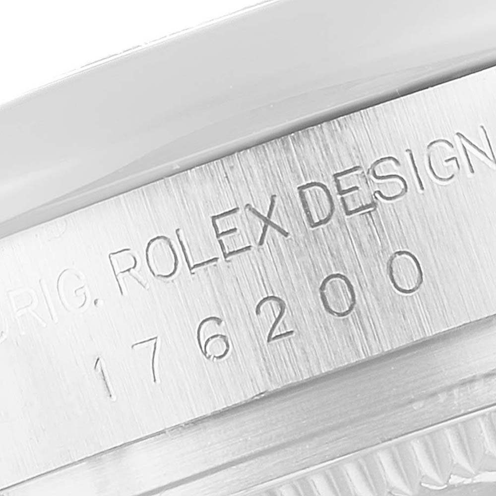 ロレックスコピー ノンデイト サーモン ダイヤル オイスター ブレスレット スチール 176200 - 商品画像 1