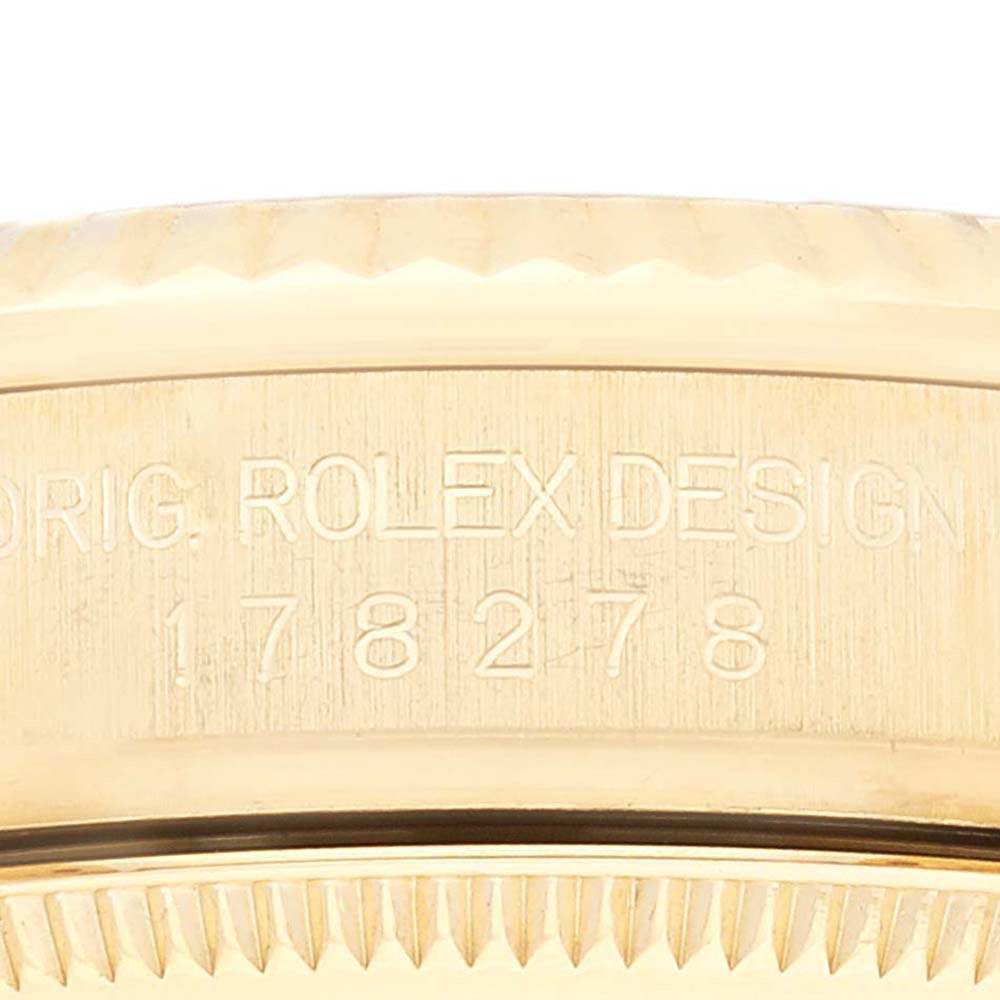 ロレックススーパーコピー プレジデント ミッドサイズ イエローゴールド ダイヤモンド ダイヤル 178278 - 商品画像 1