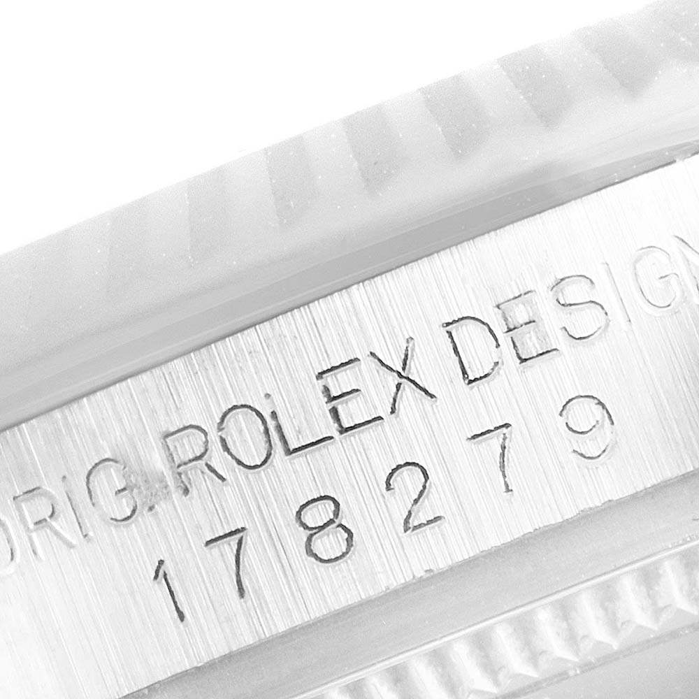 ロレックススーパーコピー プレジデント ミッドサイズ ホワイトゴールド サファイア ダイヤモンド 178279 - 商品画像 3