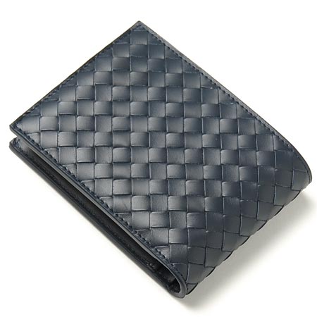 ボッテガヴェネタコピー 2つ折り財布[小銭入れ付き] /ネイビー113112 v4651 4013【春夏】 - 商品画像 3