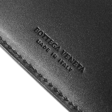 ボッテガ・ヴェネタコピー 2つ折り財布 /ブラック 113993 v4651 1000 - 商品画像 1