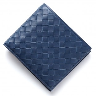ボッテガヴェネタコピーBOTTEGA VENETA 2つ折り財布 VN パシフィック ブルー系 113993 v4651 4111 メンズ