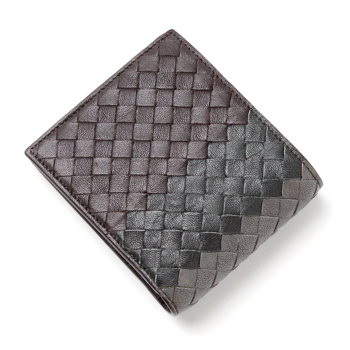 ボッテガヴェネタ/BOTTEGA VENETA/ 2つ折り財布/CLUB FUME /エスプレッソ×アルドアーズ×グレー マルチカラー系 113993 vbg81 2195 メンズ - 商品画像 3