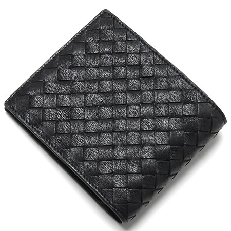 ボッテガヴェネタコピー 2つ折り財布/WASHED LAMB /ブラック 113993 vx051 1000【秋冬】 - 商品画像 3