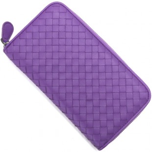 ボッテガヴェネタ BOTTEGA VENETA 長財布 イントレチャート 【INTRECCIATO】 ビサンチンパープル 114076 V001N 5220 レディース