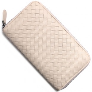 ボッテガヴェネタコピー BOTTEGA VENETA 長財布 イントレチャート 【INTRECCIATO】 ペイルホワイト 114076 V001N 9514 メンズ レディース
