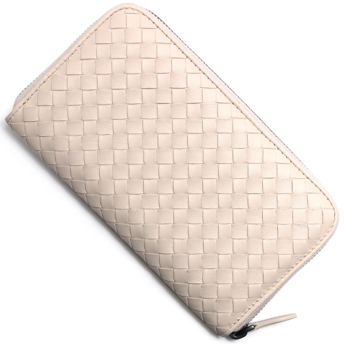 ボッテガヴェネタコピー BOTTEGA VENETA 長財布 イントレチャート 【INTRECCIATO】 ペイルホワイト 114076 V001N 9514 メンズ レディース - 商品画像 1