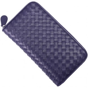 ボッテガヴェネタコピー BOTTEGA VENETA 長財布 イントレチャート 【INTRECCIATO】 アトランティックブルー 114076 V4651 4114 メンズ