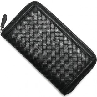 ボッテガヴェネタ長財布コピー BOTTEGA VENETA 長財布 イントレチャート 【INTRECCIATO】 ブラック 114076 VAPD6 1000 メンズ