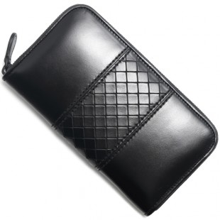 ボッテガヴェネタ BOTTEGA VENETA 長財布 スコルピート 【INTRECCIATO】 ブラック 114076 VT272 1000 メンズ レディース