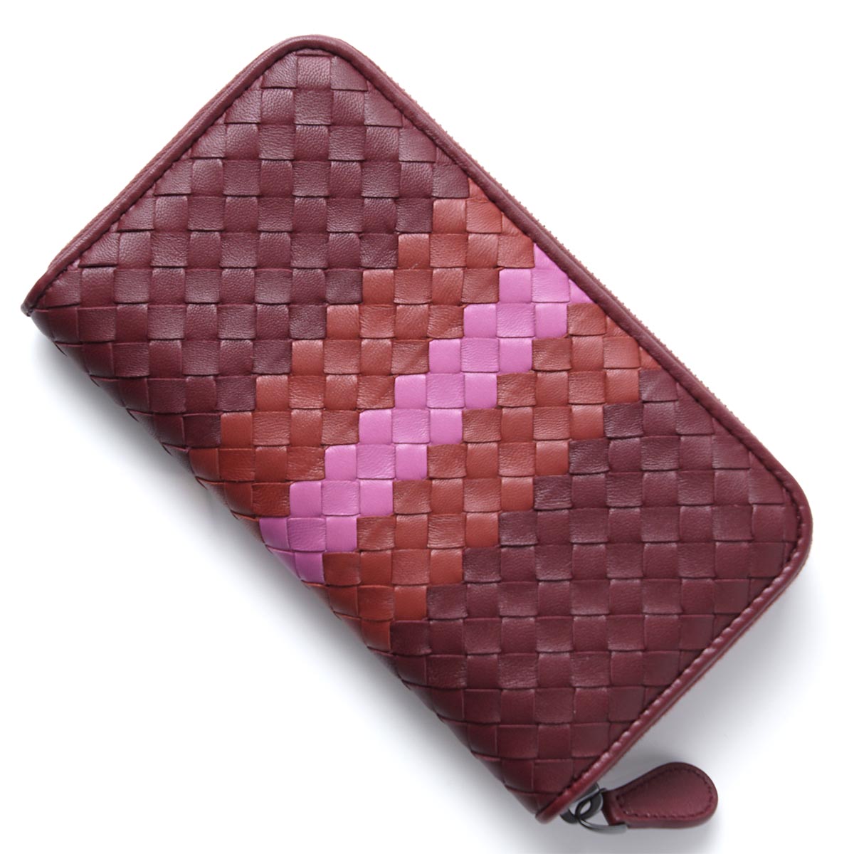 ボッテガヴェネタコピーBOTTEGA VENETA ラウンドファスナー 長財布[小銭入れ付き] NAPPA バローロ×ブリック×ピオニー レッド系 114076 vcb41 2270 レディース - 商品画像 6