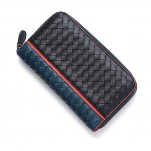ボッテガヴェネタスーパーコピーBOTTEGA VENETA ラウンドファスナー 長財布[小銭入れ付き] NAPPA ナッパ パシフィック×トルマリン×ベスビオ ブルー系 114076 vcbb1 8170 メンズ