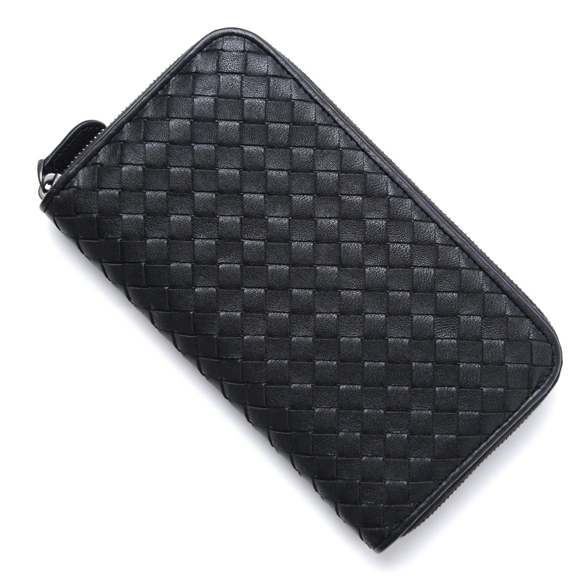 ボッテガヴェネタ/BOTTEGA VENETAスーパーコピー ラウンドファスナー 長財布[小銭入れ付き] WASHED LAMB NERO ブラック系 114076 vx051 1000 メンズ＆レディース - 商品画像 5