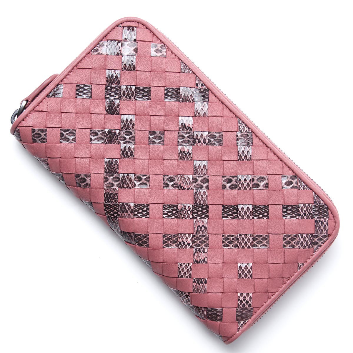 ボッテガヴェネタスーパーコピーBOTTEGA VENETA ラウンドファスナー長財布[小銭入れ付き] AYERS×NAPPA ダスティーローズ ピンク系 114076 vv211 5707 レディース - 商品画像 5