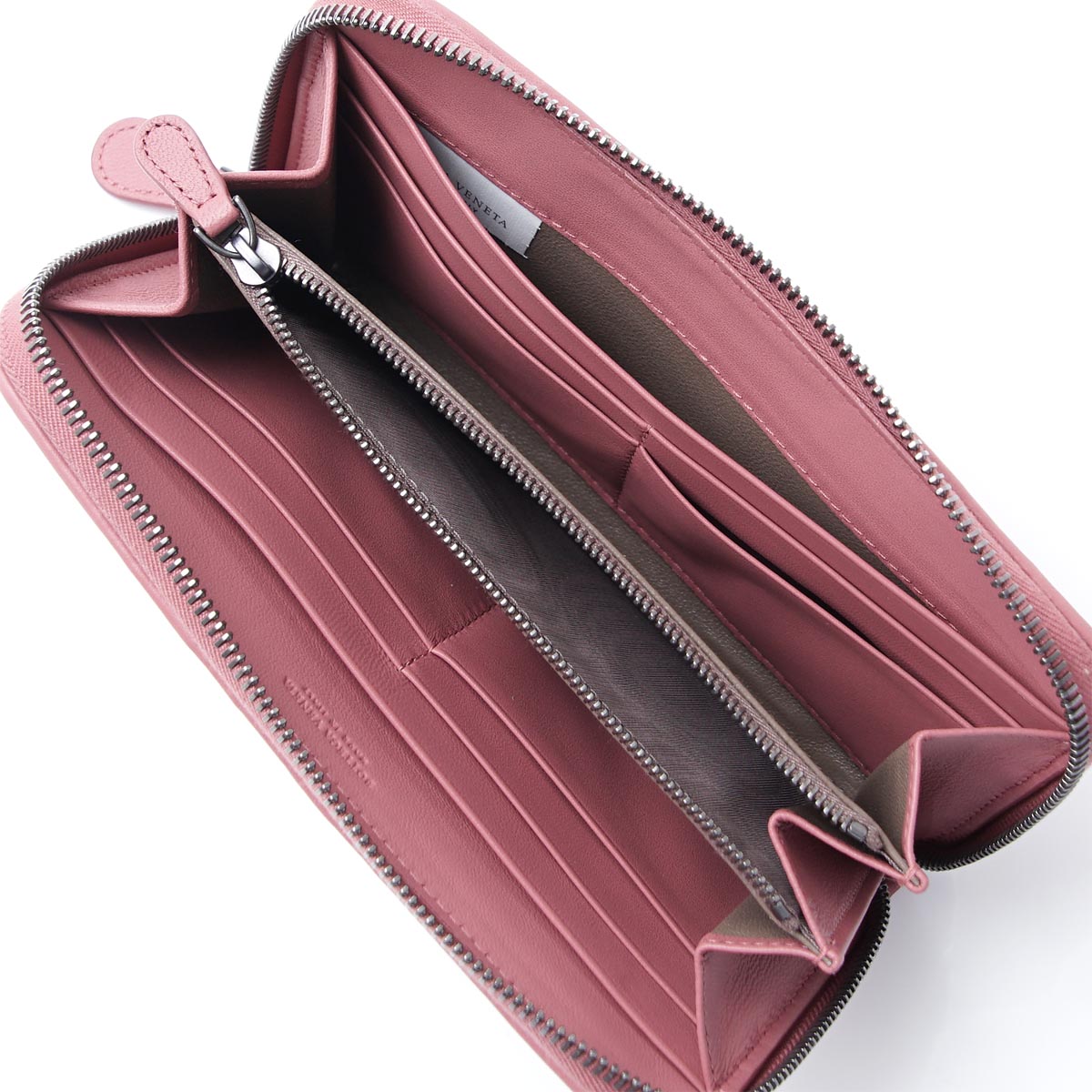 ボッテガヴェネタスーパーコピーBOTTEGA VENETA ラウンドファスナー長財布[小銭入れ付き] AYERS×NAPPA ダスティーローズ ピンク系 114076 vv211 5707 レディース - 商品画像 4