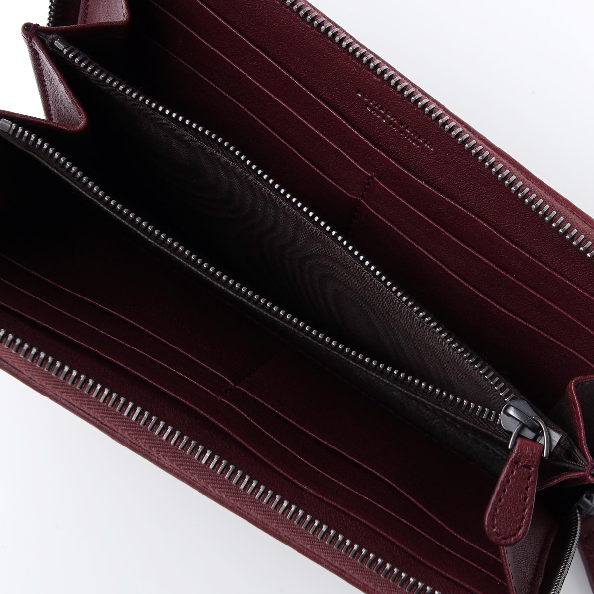 ボッテガヴェネタコピーBOTTEGA VENETA ラウンドファスナー 長財布[小銭入れ付き] WASHED LAMB バローロ レッド系 114076 vx051 2240 メンズ＆レディース - 商品画像 4