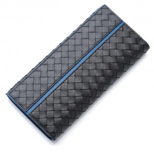 ボッテガヴェネタコピーBOTTEGA VENETA 長財布 NAPPA ナッパ アルドアーズ×ネロ×ピーコック グレー系 120697 vcbb1 2060 メンズ