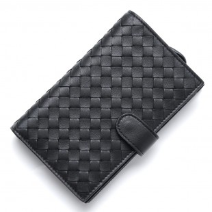 ボッテガヴェネタ/BOTTEGA VENETAコピー 2つ折り財布[小銭入れ付き] NAPPA ネロ ブラック系 121060 v001n 1000 レディース