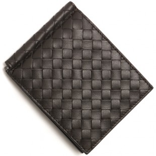 ボッテガヴェネタコピー BOTTEGA VENETA 二つ折財布【札入れ】 イントレチャート エバノブラウン 123180 V4651 2040 メンズ