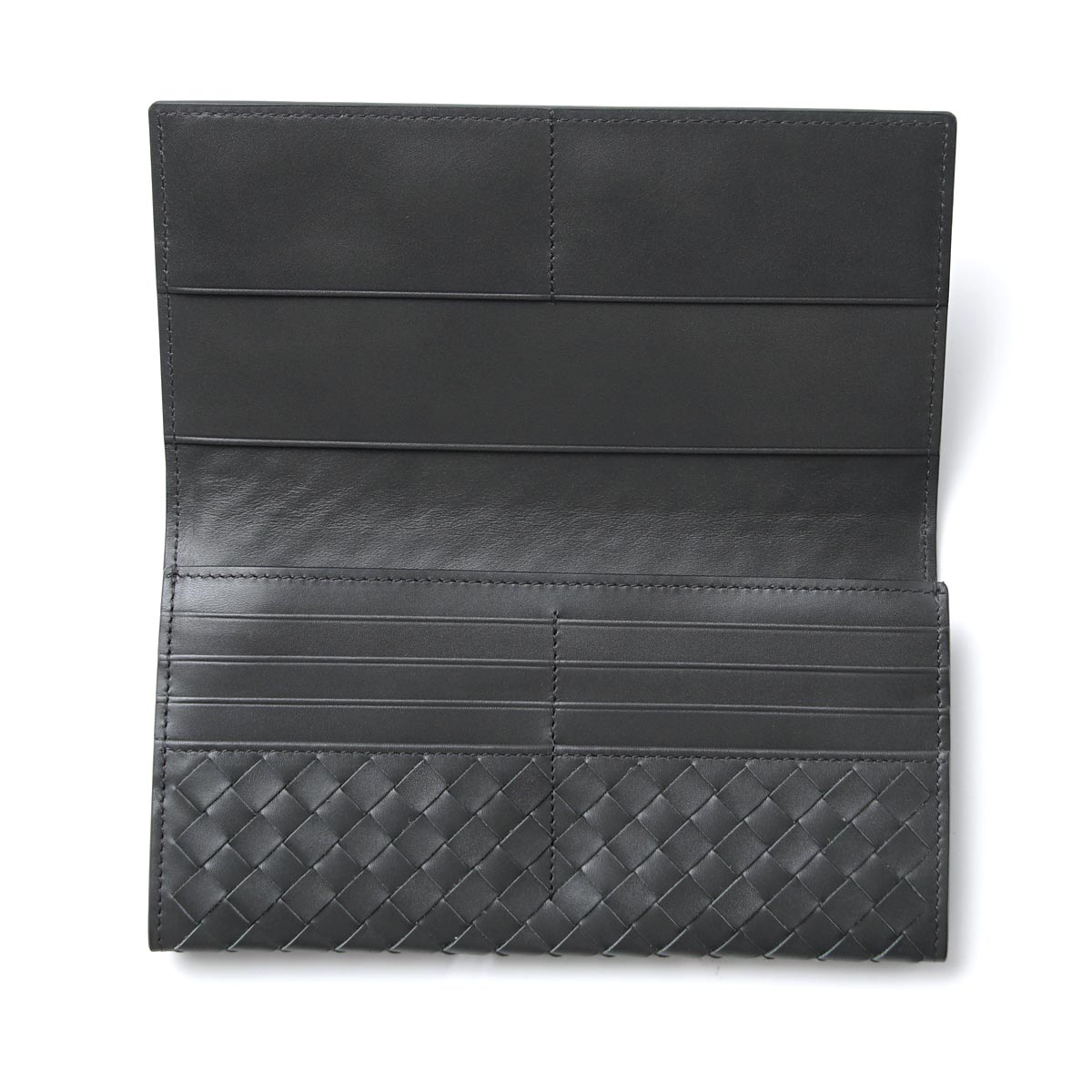 ボッテガヴェネタスーパーブランドコピーBOTTEGA VENETA 長財布[小銭入れ付き] VN アルドアーズ グレー系 156819 v4651 2015 メンズ - 商品画像 4