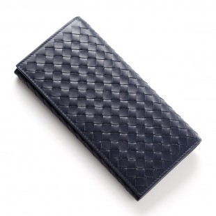 ボッテガヴェネタコピーBOTTEGA VENETA 長財布[小銭入れ付き] VN ライトトルマリン ブルー系 156819 v4651 4013 メンズ＆レディース