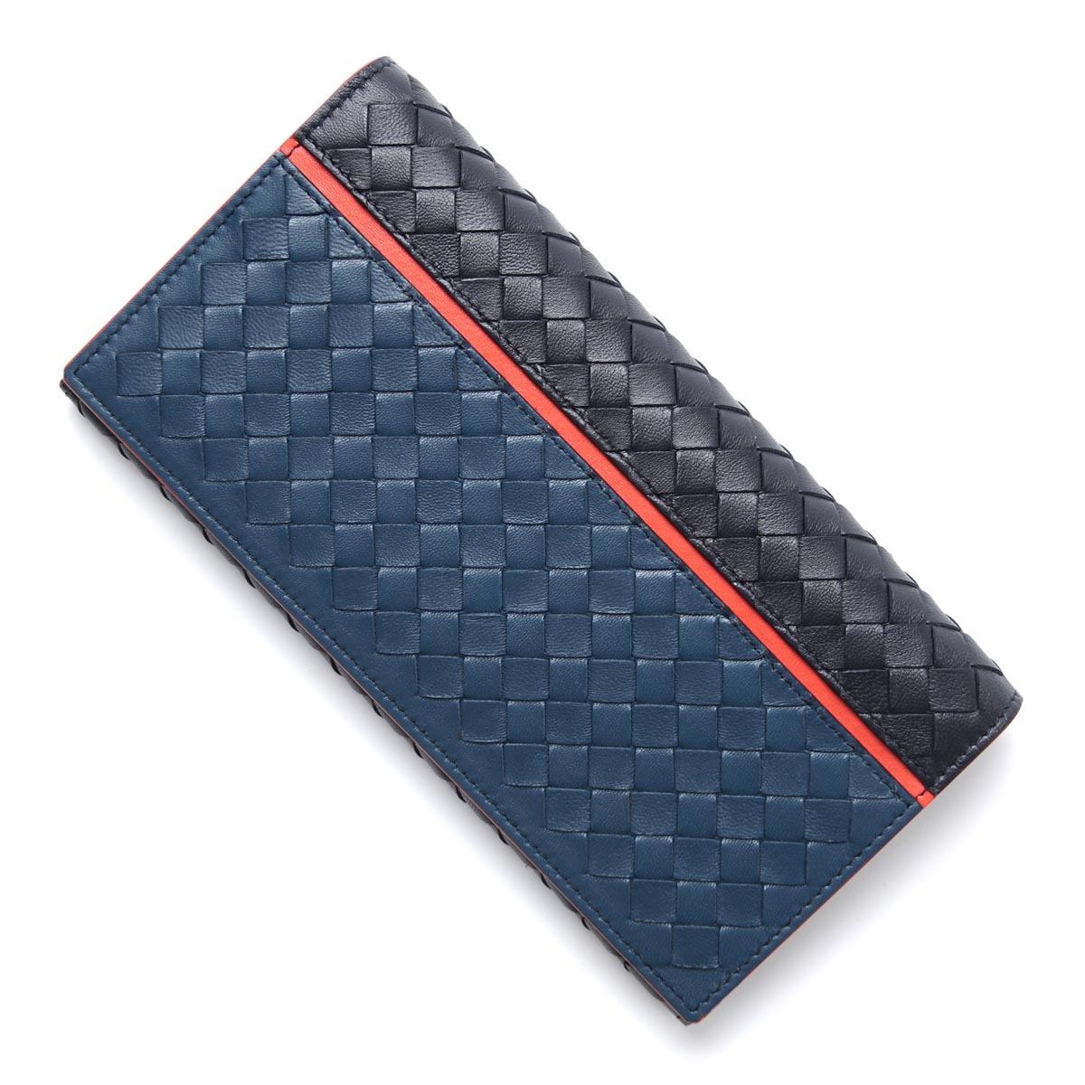 ボッテガヴェネタコピーBOTTEGA VENETA 長財布[小銭入れ付き] NAPPA ナッパ パシフィック×トルマリン×ベスビオ ブルー系 156819 vcbb1 2060 メンズ - 商品画像 5