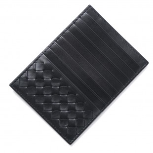 ボッテガヴェネタコピーBOTTEGA VENETA 財布[小銭入れ付き] LEGGERO NERO ブラック系 162156 vq131 1000 メンズ＆レディース