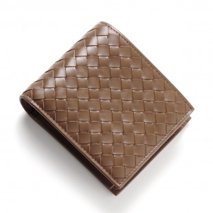 ボッテガヴェネタコピーBOTTEGA VENETA 2つ折り財布[小銭入れ付き] VN ニューシガー ブラウン系 193642 v4651 2314 メンズ