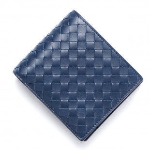 ボッテガヴェネタコピーBOTTEGA VENETA 2つ折り財布[小銭入れ付き] VN パシフィック ブルー系 193642 v4651 4111 メンズ