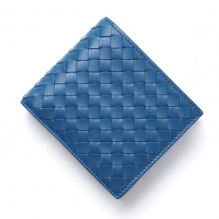 スーパーコピーブランドボッテガヴェネタBOTTEGA VENETA 2つ折り財布[小銭入れ付き] VN ピーコック ブルー系 193642 v4651 4321 メンズ
