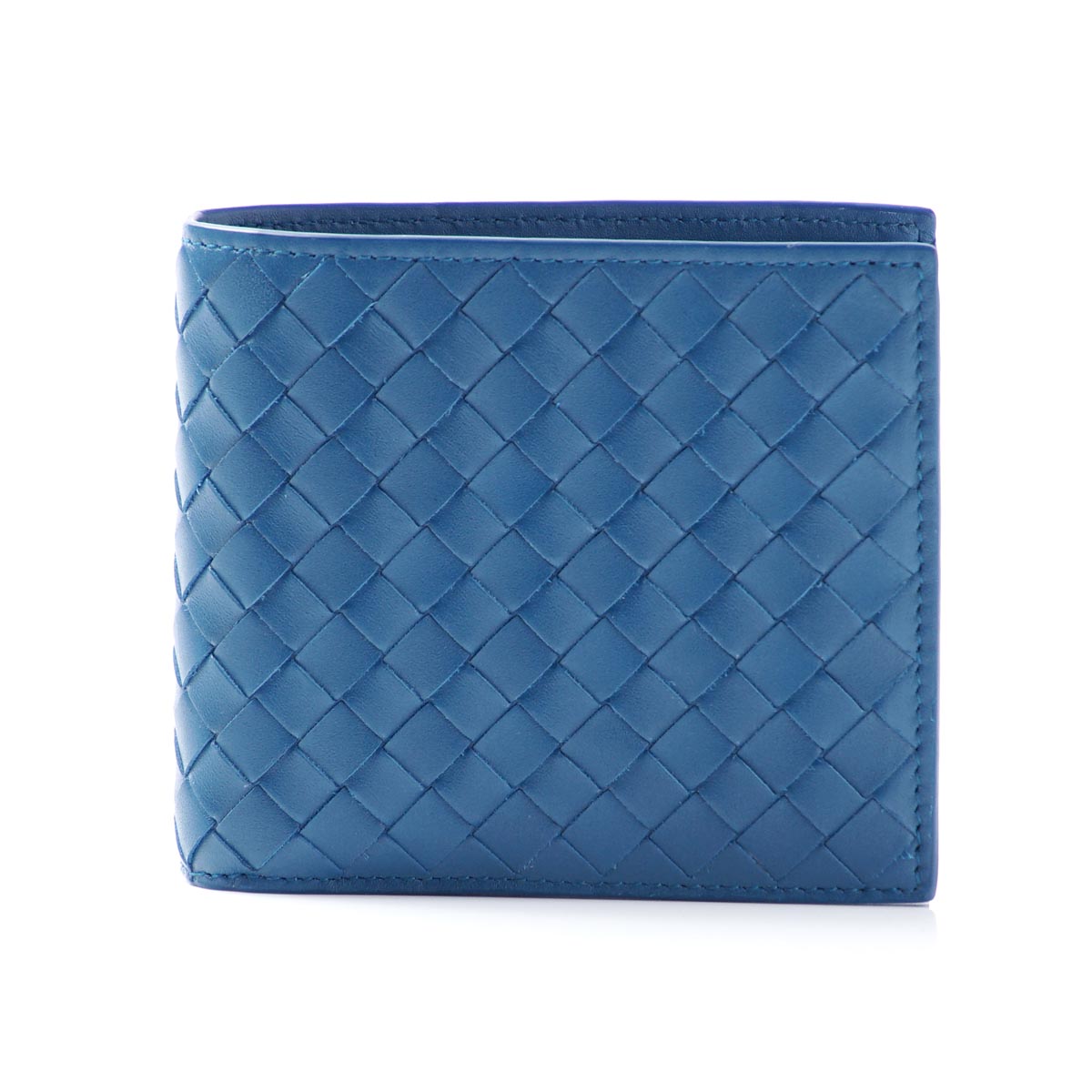 スーパーコピーブランドボッテガヴェネタBOTTEGA VENETA 2つ折り財布[小銭入れ付き] VN ピーコック ブルー系 193642 v4651 4321 メンズ - 商品画像 3