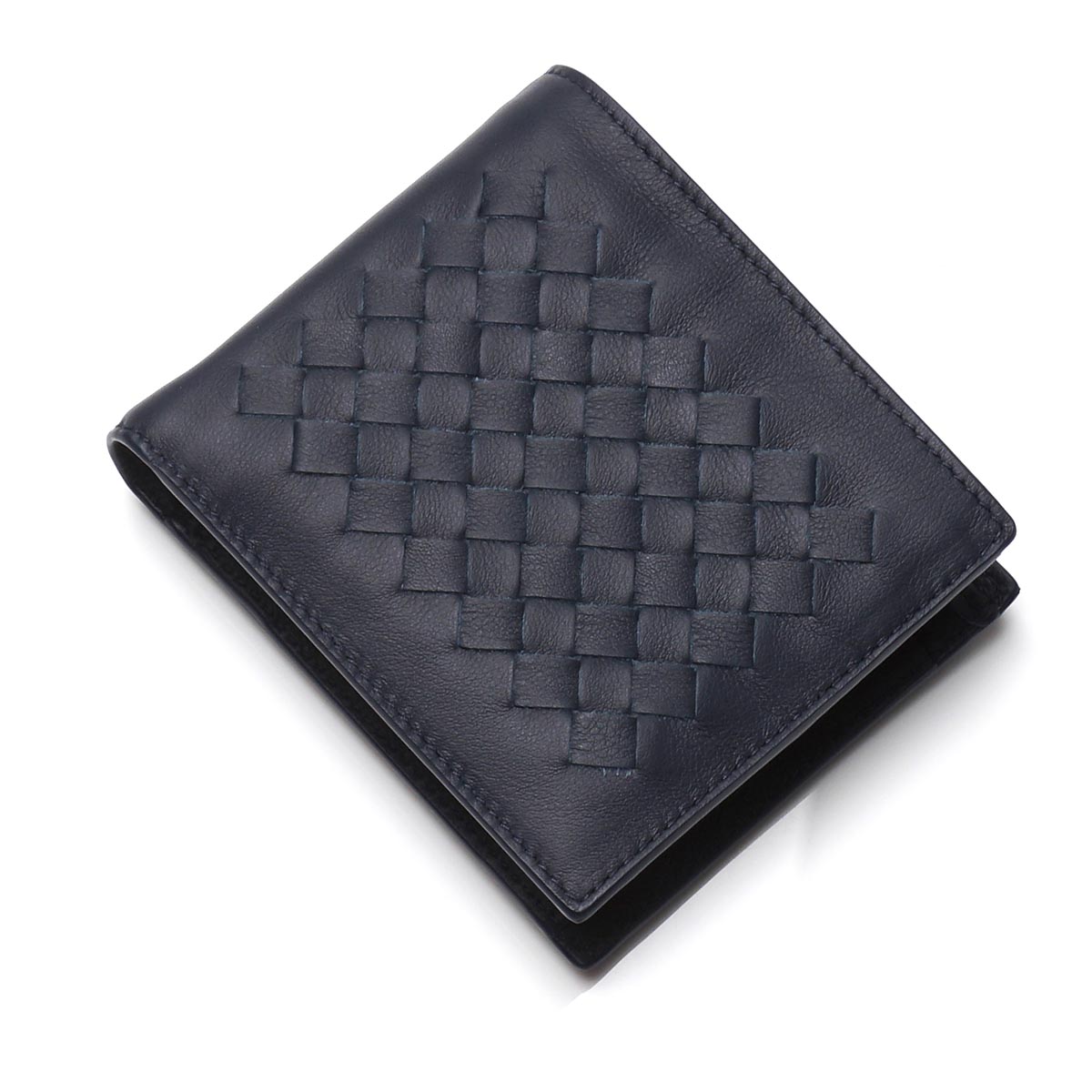 ボッテガヴェネタコピー 2つ折り財布[小銭入れ付き]/DRAP CALF /プリュッセ ブルー系193642 vafv5 4058 メンズ - 商品画像 3