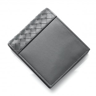 ボッテガヴェネタコピーBOTTEGA VENETA 2つ折り財布[小銭入れ付き] MATT ミディアムグレー グレー系 193642 vm403 8587 メンズ