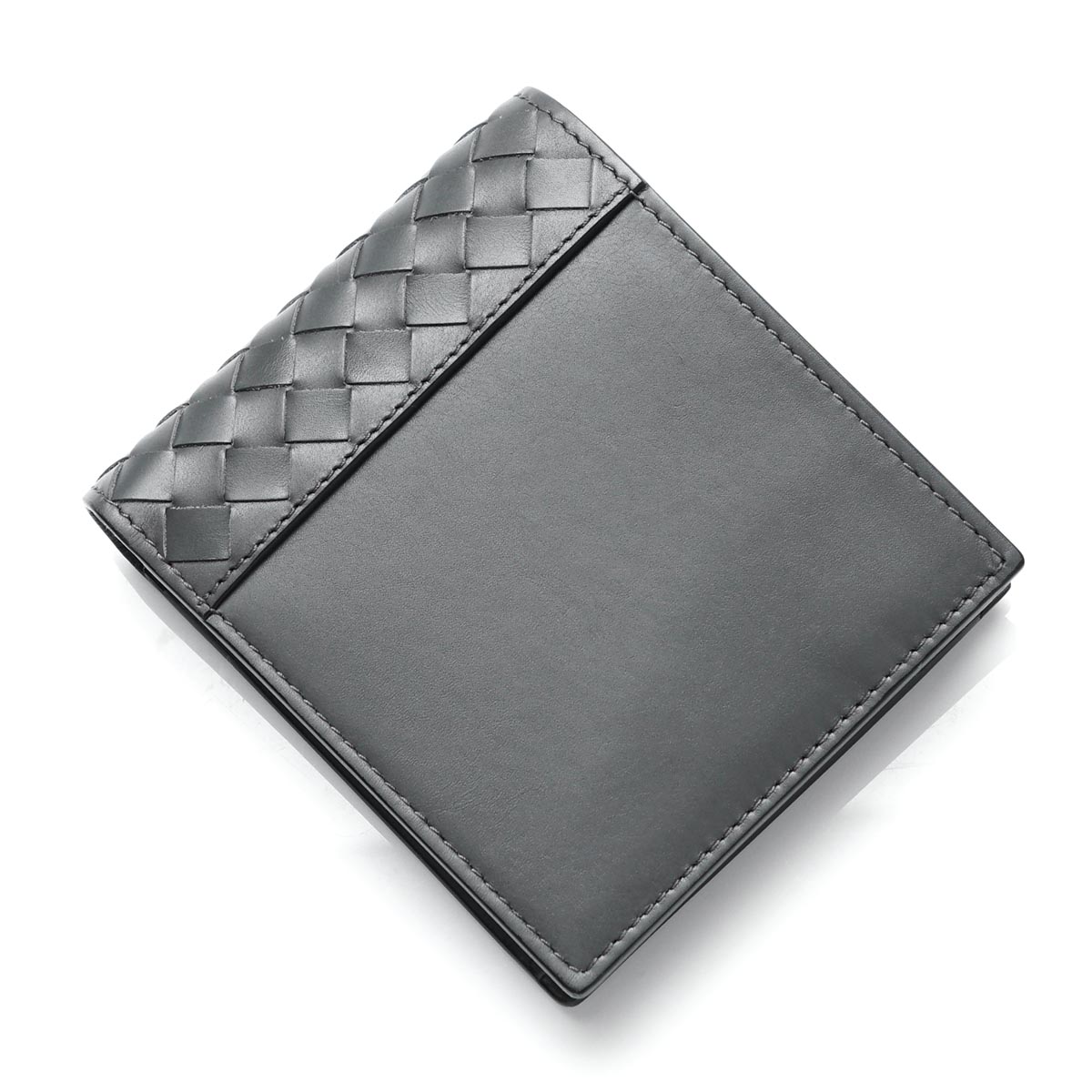 ボッテガヴェネタコピーBOTTEGA VENETA 2つ折り財布[小銭入れ付き] MATT ミディアムグレー グレー系 193642 vm403 8587 メンズ - 商品画像 6