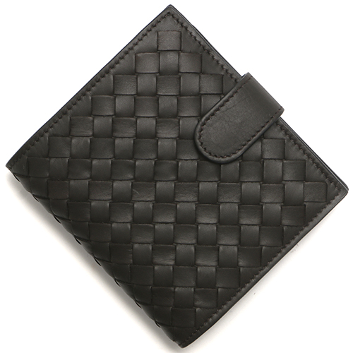 ボッテガヴェネタスーパーコピー BOTTEGA VENETA 二つ折財布 イントレチャート エスプレッソブラウン&ブラック 195432 VT194 2066 メンズ レディース - 商品画像 7