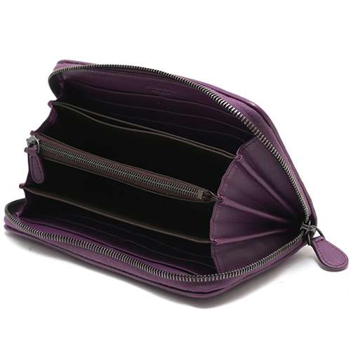 ボッテガヴェネタスーパーコピー タ BOTTEGA VENETA 長財布 イントレチャート モナリザパープル 275064 V001N 5213 メンズ レディース - 商品画像 3