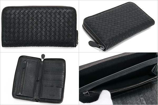 ボッテガヴェネタコピー BOTTEGA VENETA 財布 長財布 メンズ レディース ラウンドファスナー ブラック 302357 VX051 1000 ボーナス サマーセール/新作 - 商品画像 2