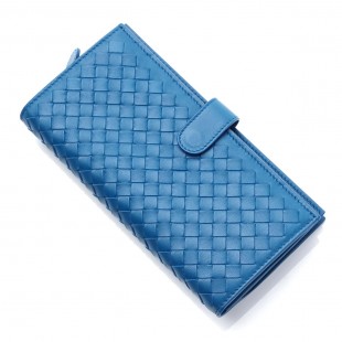 ボッテガヴェネタ/BOTTEGA VENETAスーパーコピー 長財布[小銭入れ付き] NAPPA ピーコック ブルー系 347579 v001n 4321 レディース