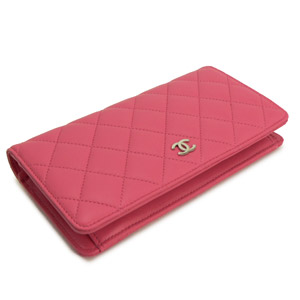 シャネルスーパーコピーCHANEL シャネル 財布 二つ折り ココマーク キルティング マトラッセ レザー ピンク A31509 PINK2 - 商品画像 4