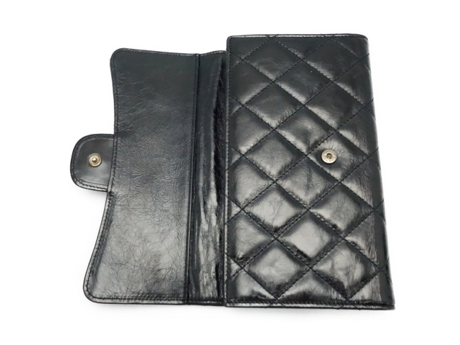 スーパーコピーシャネル CHANEL 財布 3つ折長サイフ マトラッセ 2.55 ヴィンテージカーフ 黒/A35298 - 商品画像 5