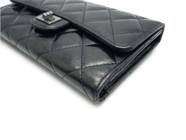スーパーコピーシャネル CHANEL 財布 3つ折長サイフ マトラッセ 2.55 ヴィンテージカーフ 黒/A35298 - 商品画像 1