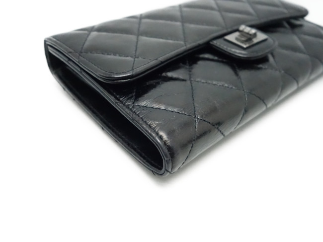 スーパーコピーシャネル CHANEL 財布 3つ折長サイフ マトラッセ 2.55 ヴィンテージカーフ 黒/A35298 - 商品画像 6