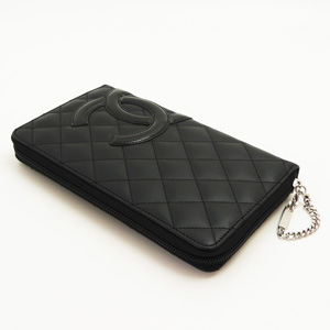 スーパーコピーシャネル CHANEL 長財布 ラウンドファスナー カンボンライン レザー ココマーク入り キルティング A48660 - 商品画像 4