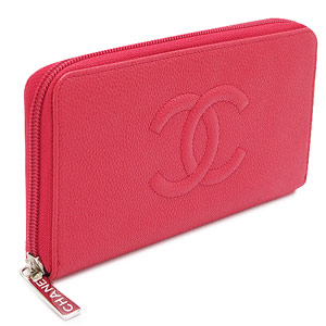 スーパーコピーシャネル CHANEL 財布 ラウンドファスナー キャビアスキン ココマーク レッド A50071 - 商品画像 3